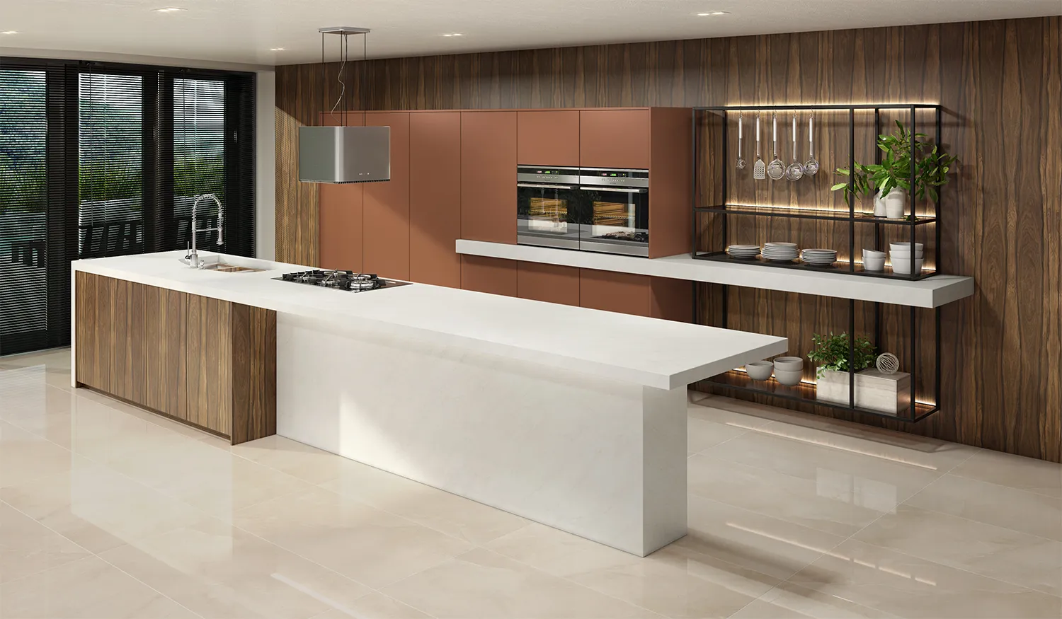 Ebano EW, Carrara SA, Terracota